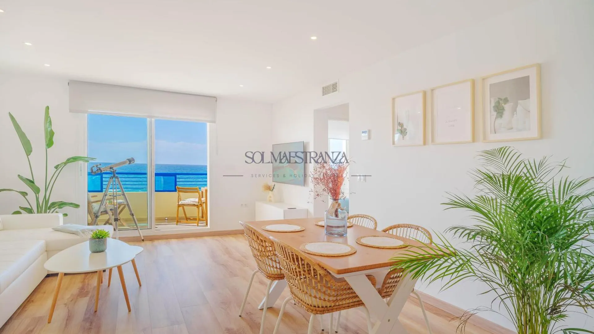 Marbella Beach Front View By Sol Maestranza Espanha